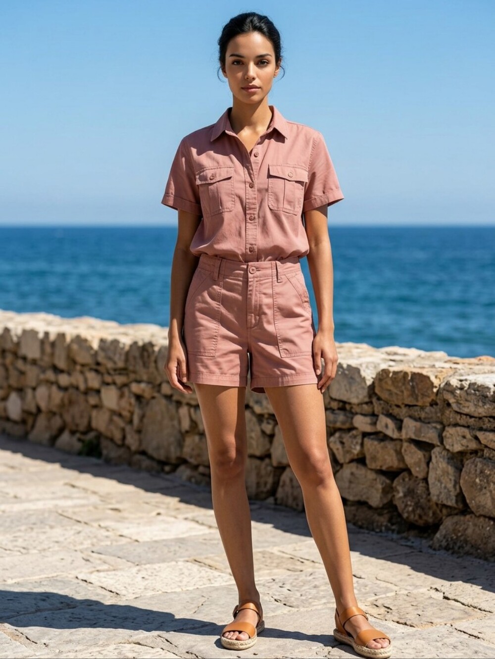 🤑Magellan Outdoors Women's Bermuda Shorts in Dusty Pink